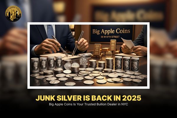 Junk Silver Is Back in 2025: Big Apple Coins Is Your Trusted Bullion Dealer in NYC