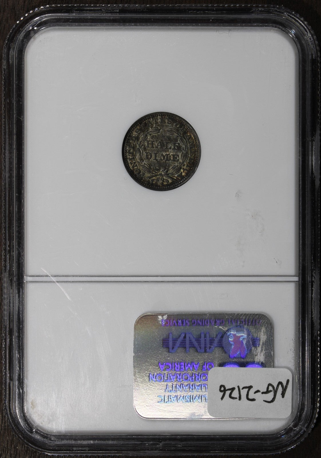 1853 (MS61) Seated Half Dime H10C NGC - With Arrows