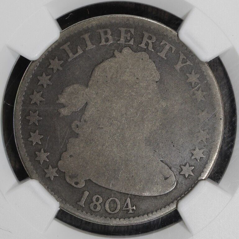 1804 (AG3 CAC) Draped Bust Quarter 25c (B-1) NGC