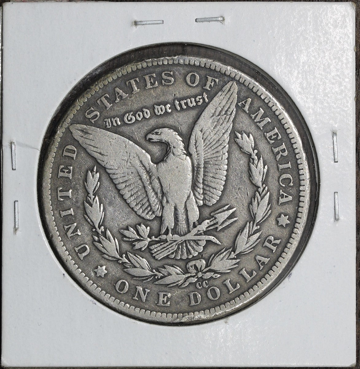 1889-CC Morgan Silver Dollar $1 Fine - KEY DATE Carson City - F/VF