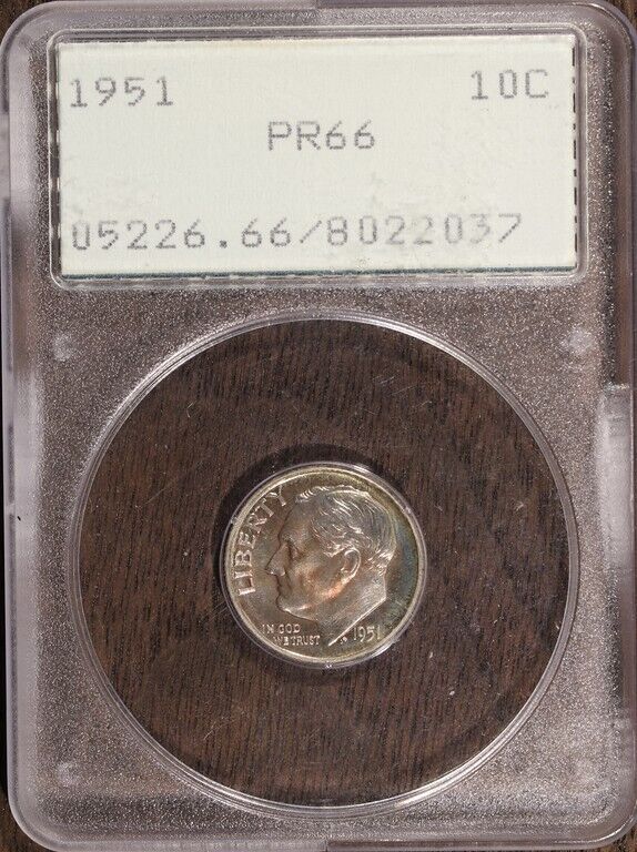 Complete 1951 Proof Set PCGS Generation 1 Rattler OGH - PR65/PR66