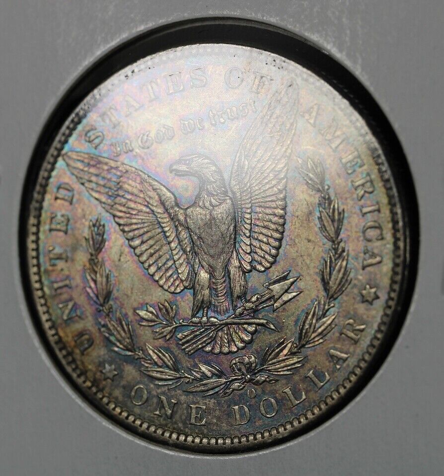 1886-O Morgan Silver Dollar $1 - New Orleans - AU - Nice Color!