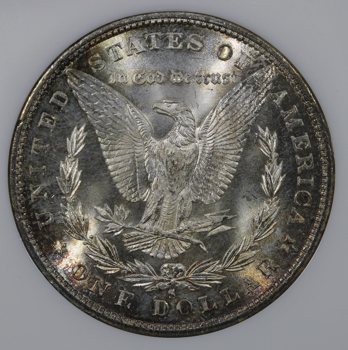 1880-S (MS65) Morgan Silver Dollar $1 NGC - Nicely Toned Gem - Old Holder