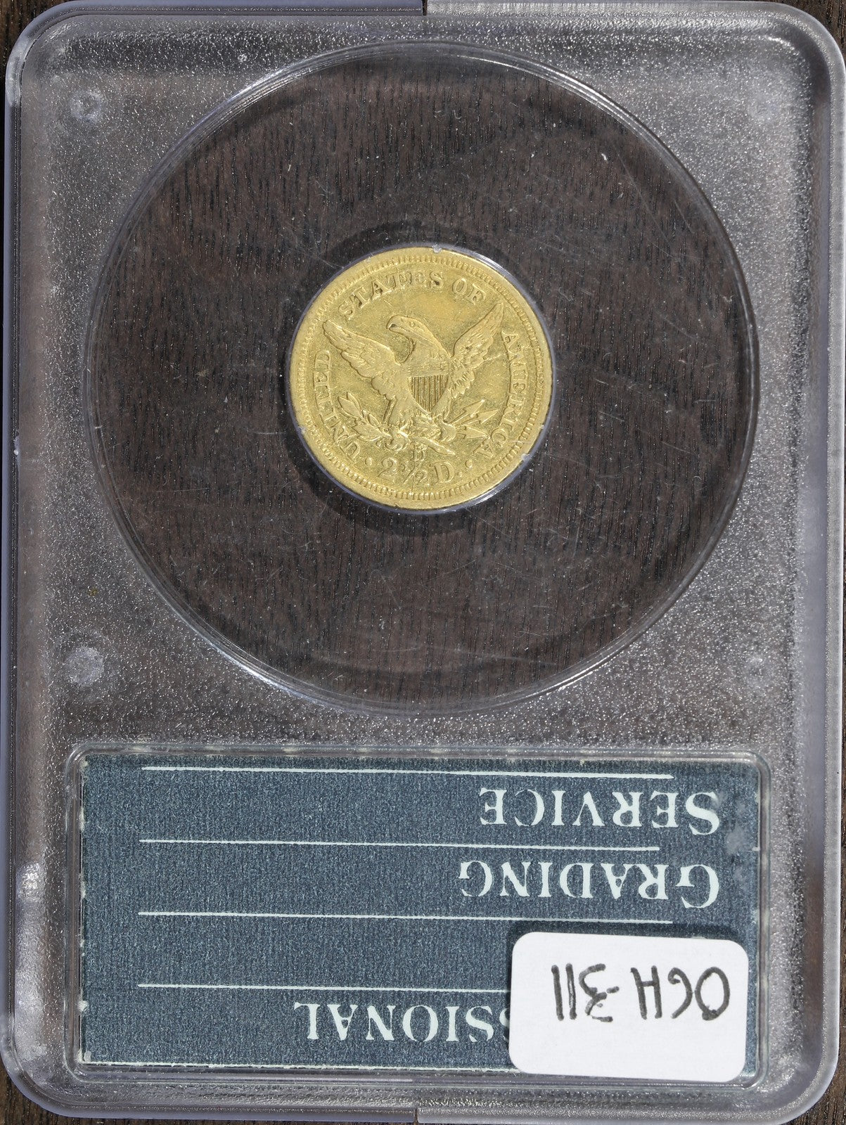 1840-D (VF30) Liberty Head Gold Quarter Eagle $2.50 PCGS - Dahlonega Rattler