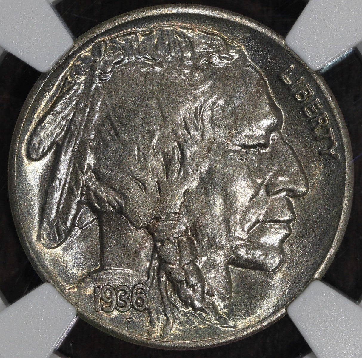 1936-S (MS67) Buffalo Nickel 5C NGC - Superb Gem