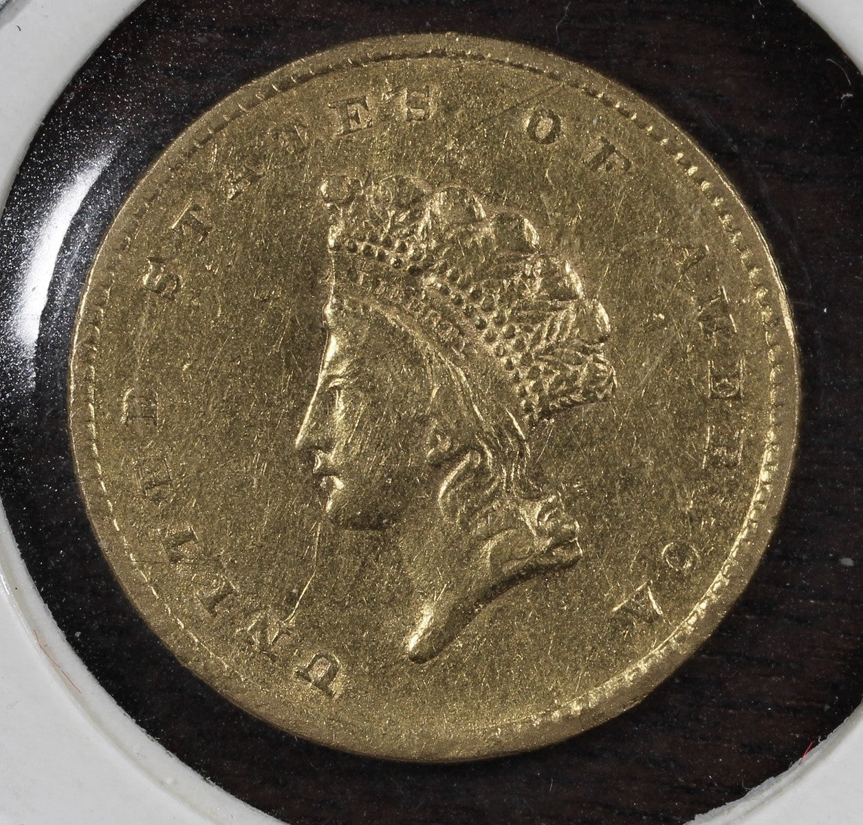 1855 Gold One Dollar (Type 2) G$1