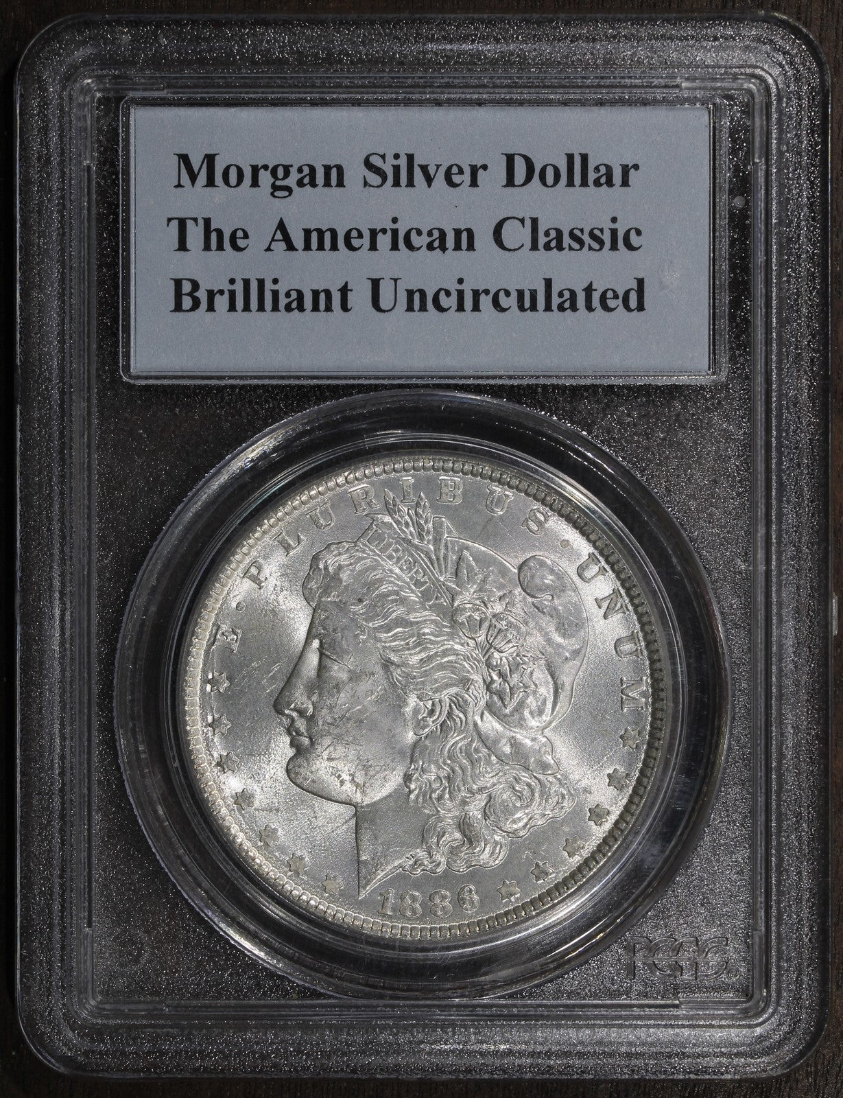 1886 Morgan Dollar Brilliant Uncirculated PCGS - The American Classic