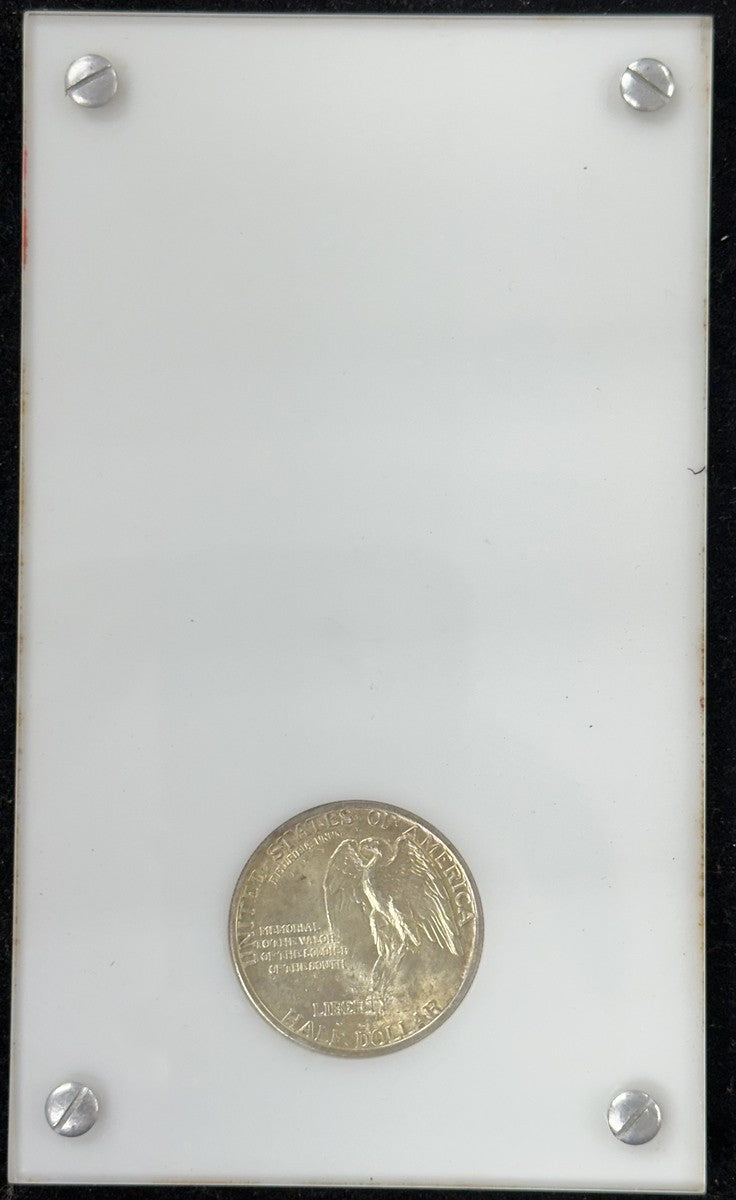 1925 Stone Mountain Commemorative Silver Half Dollar - BU Plastic Holder
