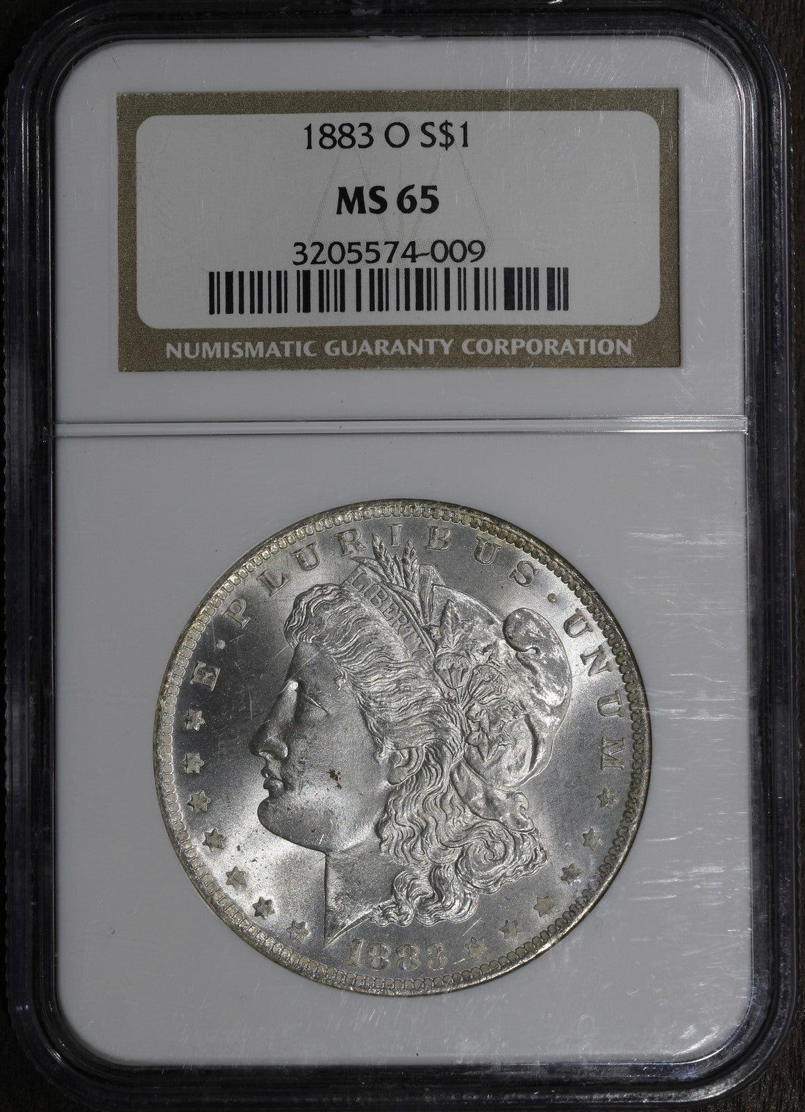 1883-O (MS65) Morgan Silver Dollar $1 NGC