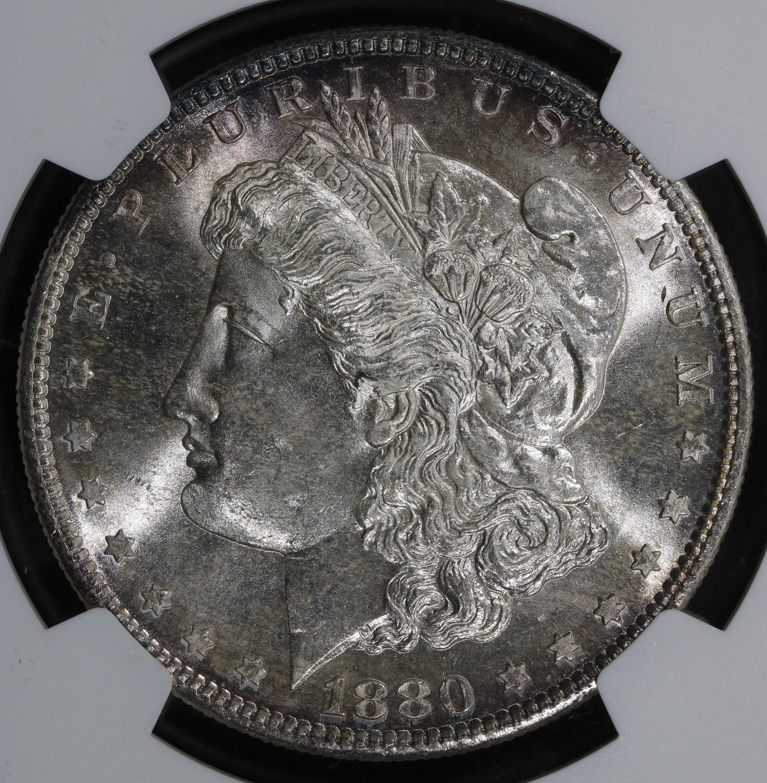 1880-S (MS67+) Morgan Silver Dollar $1 NGC - Stunning Reverse