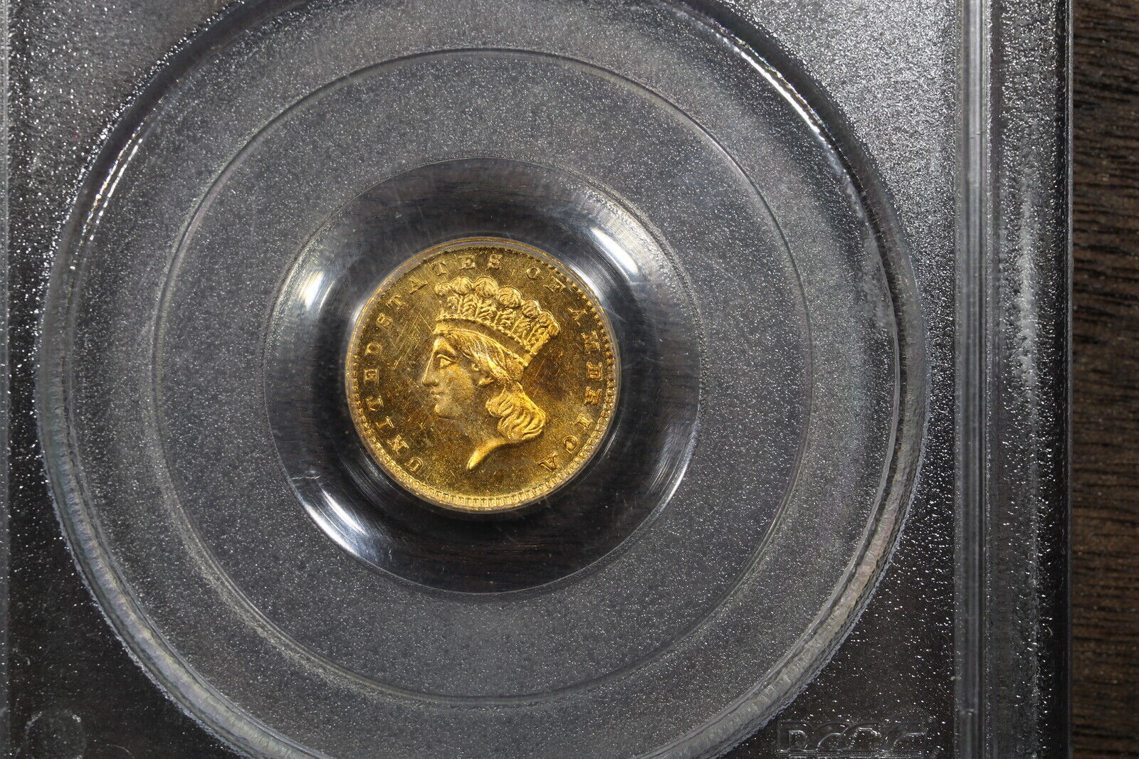 1883 (MS64) Gold Princess Dollar (Type 3) G$1 PCGS OGH