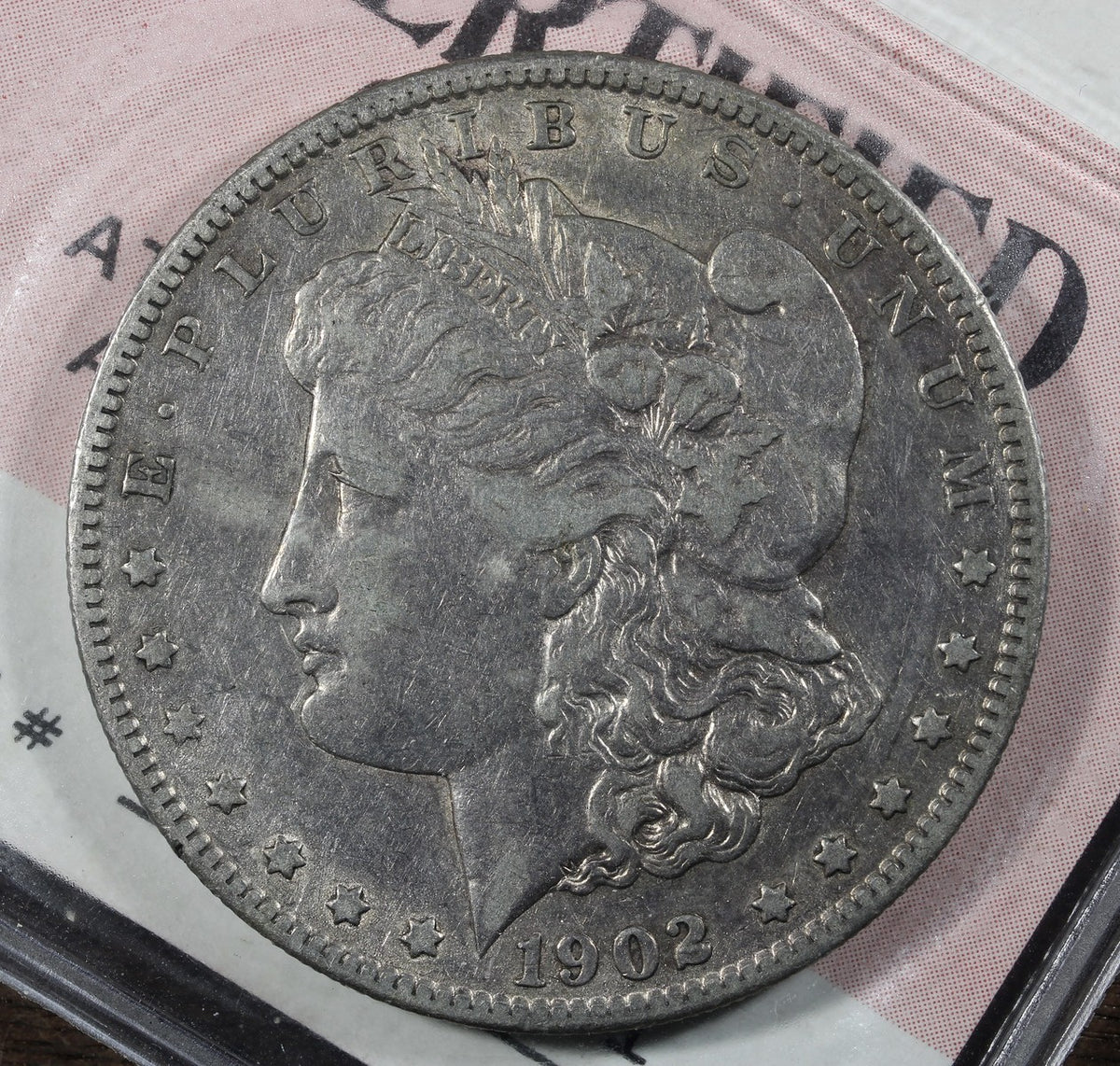 1902-S Morgan Silver Dollar $1 - ANACS Photocert VF35 - Photograde