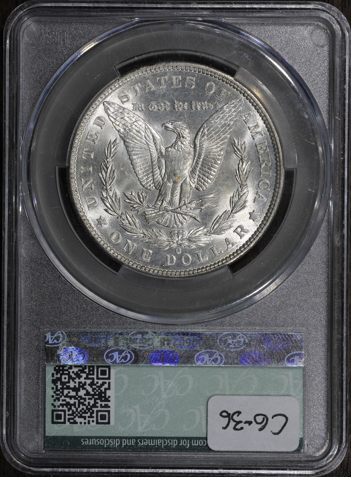 1903-O (MS64 CAC) Morgan Silver Dollar $1 CACG - Key Date CAC Approved