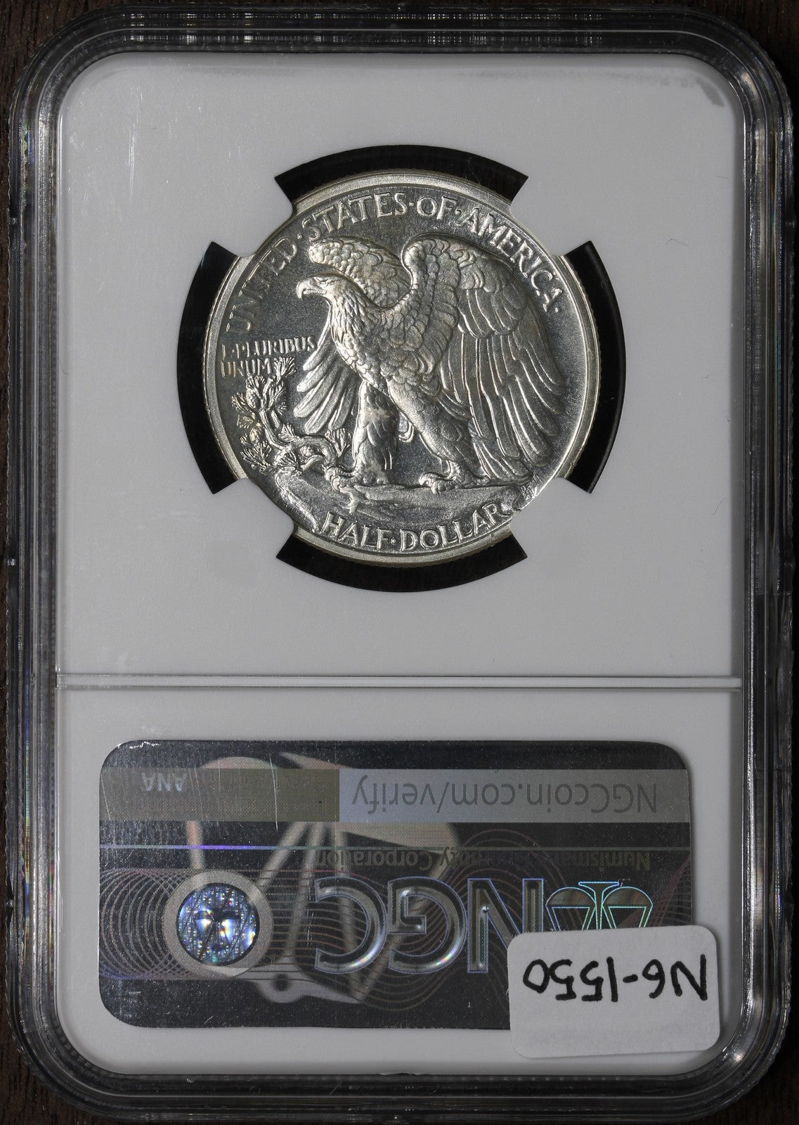 1942 (PF66 CAC) Proof Walking Liberty Half Dollar 50C NGC - Great Contrast