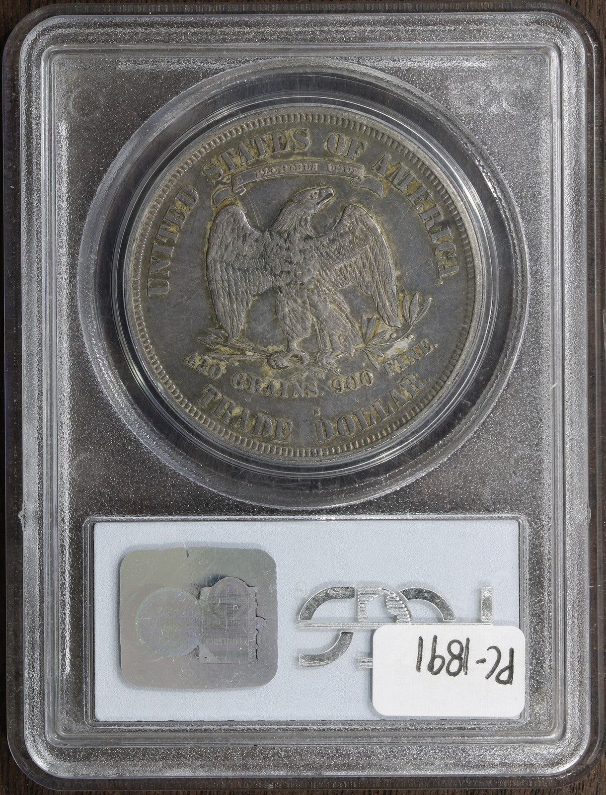 1877-S (XF40) Trade Silver Dollar $1 PCGS - Nicely Circulated
