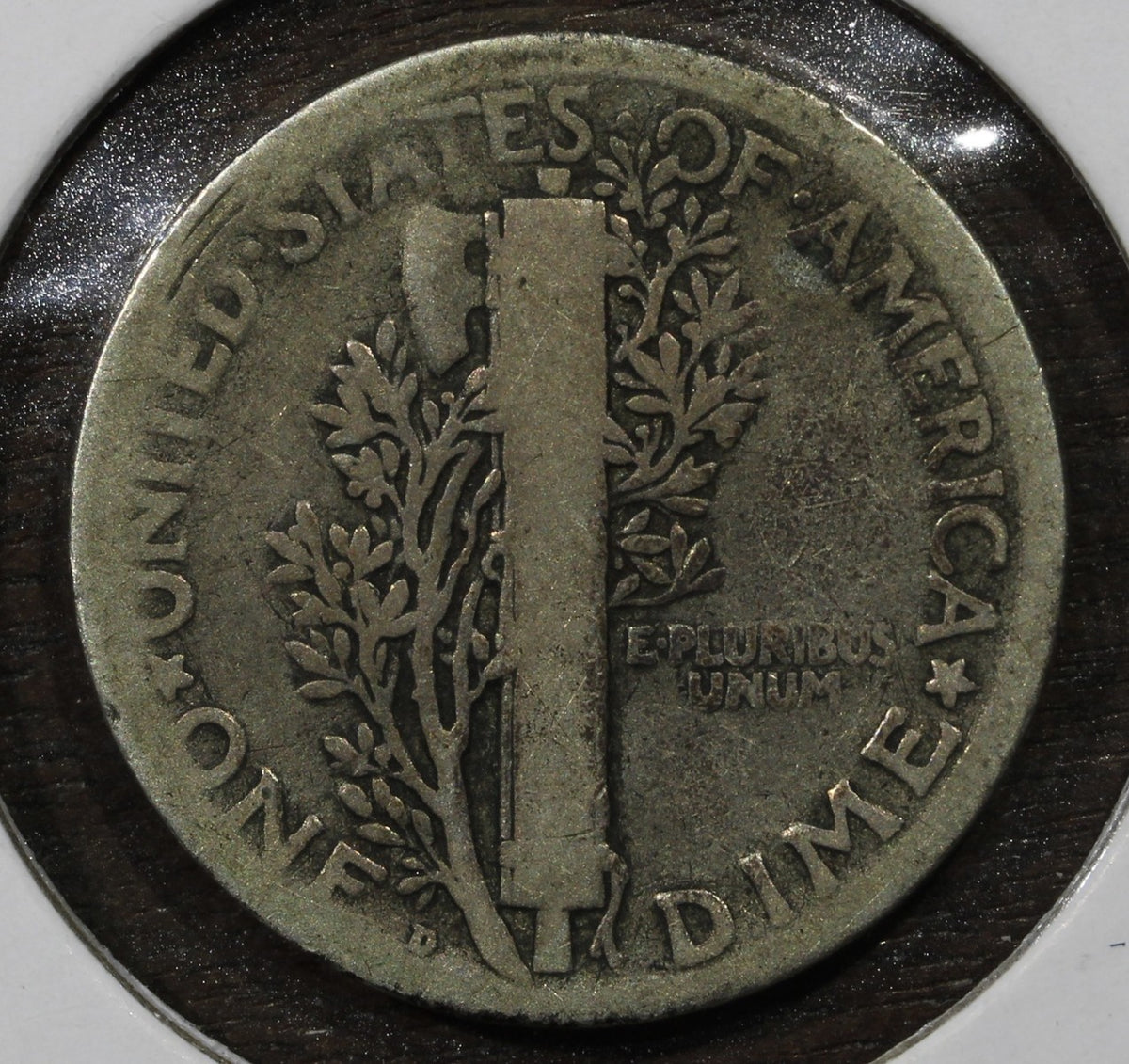 1921-D Mercury Dime 10C VG Very Good - KEY Date!