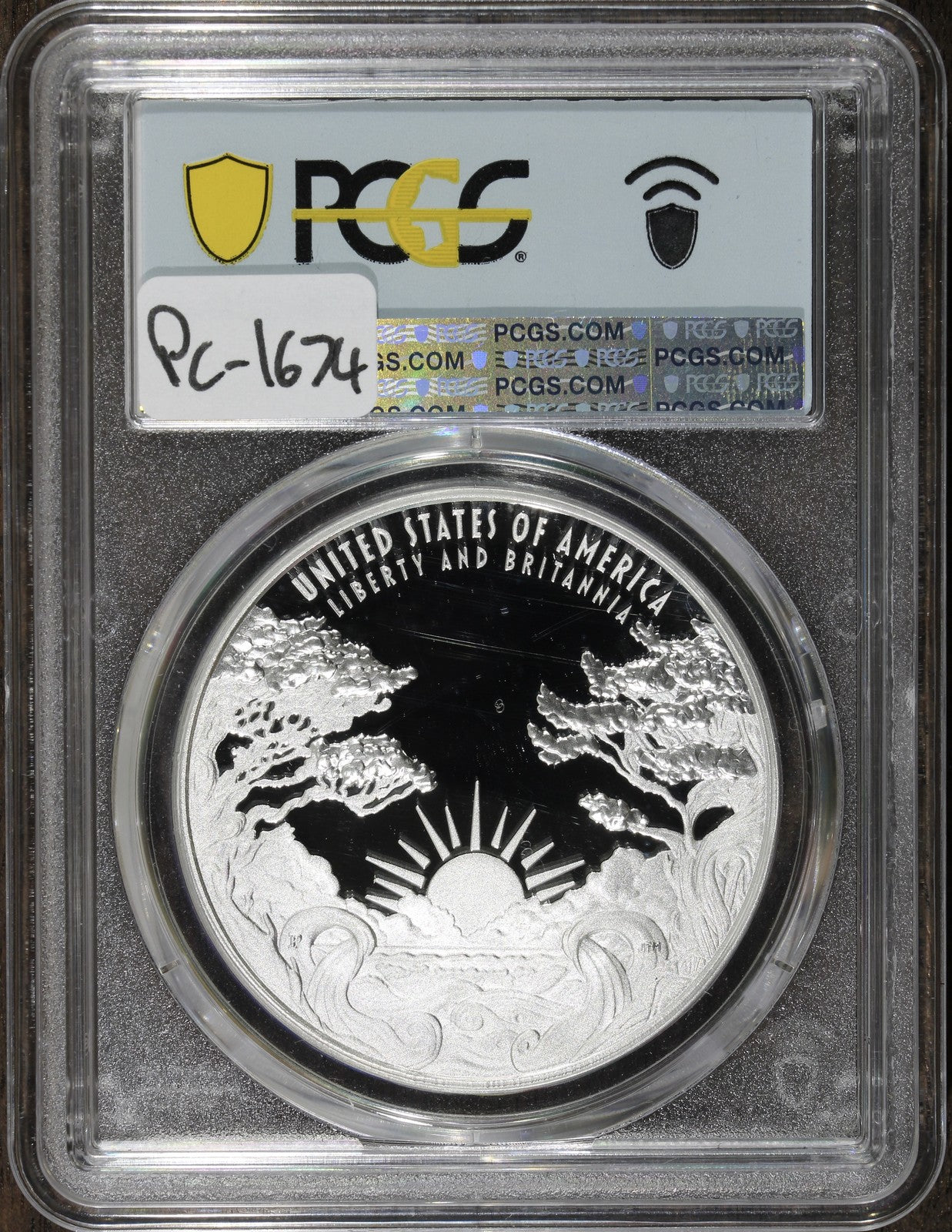 2024-P and 2024-W (PR70) 2 Coin Gold and Silver Liberty Britannia Set $100 PCGS