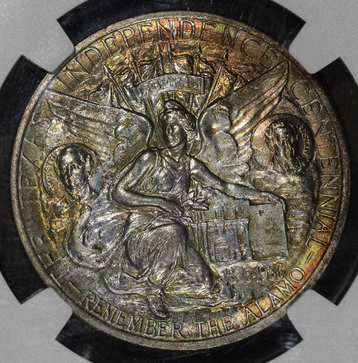 1938 (MS67+ CAC) Texas Centennial Commemorative Half Dollar 50C NGC - PLUS