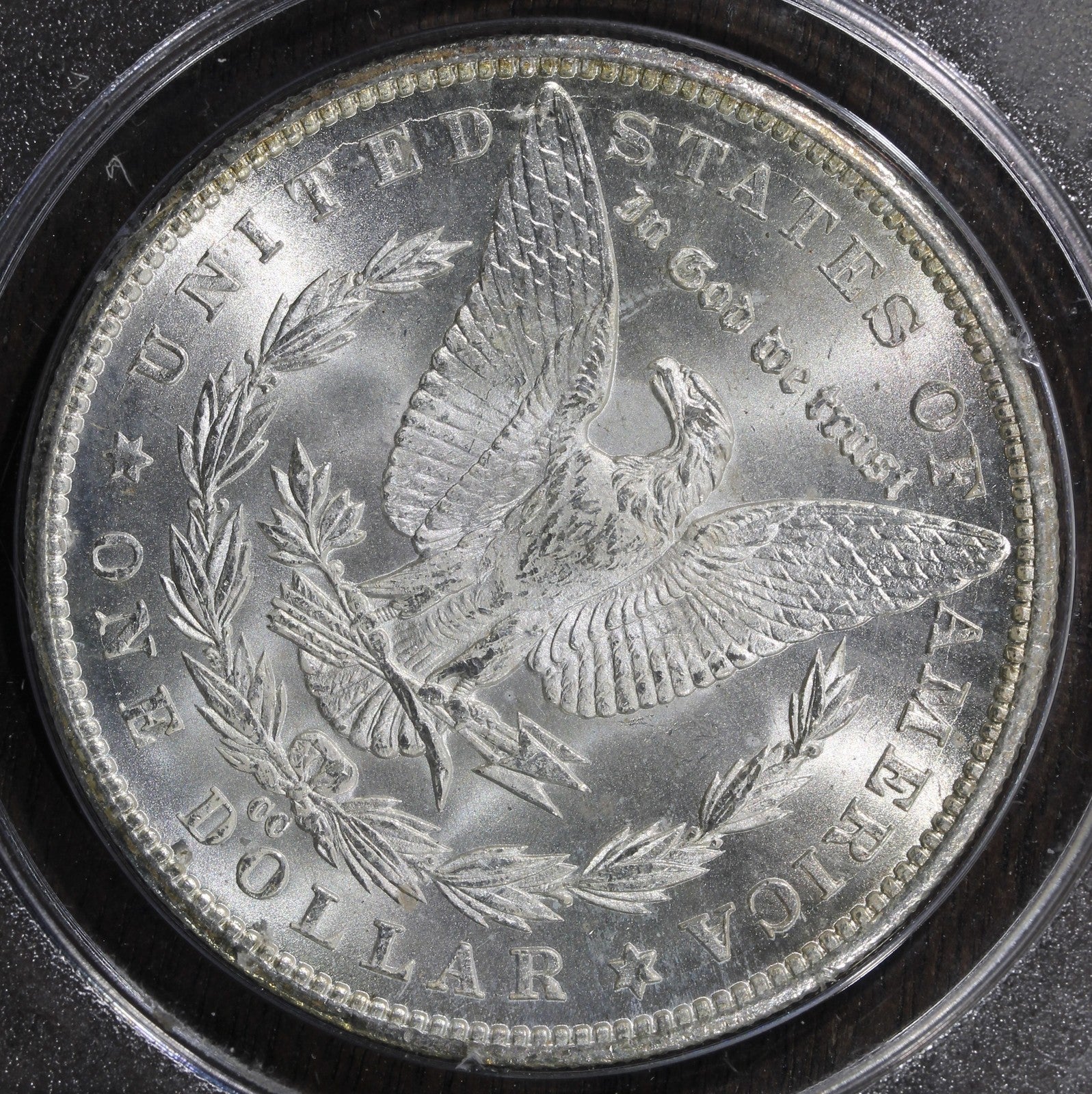 1885-CC (MS63 CAC) Morgan Silver Dollar $1 PCGS Rattler - Carson City