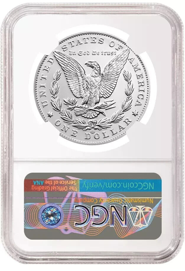 2021 CC (MS70) $1 Morgan Silver Dollar NGC FDOI-Carson City - First Day Of Issue