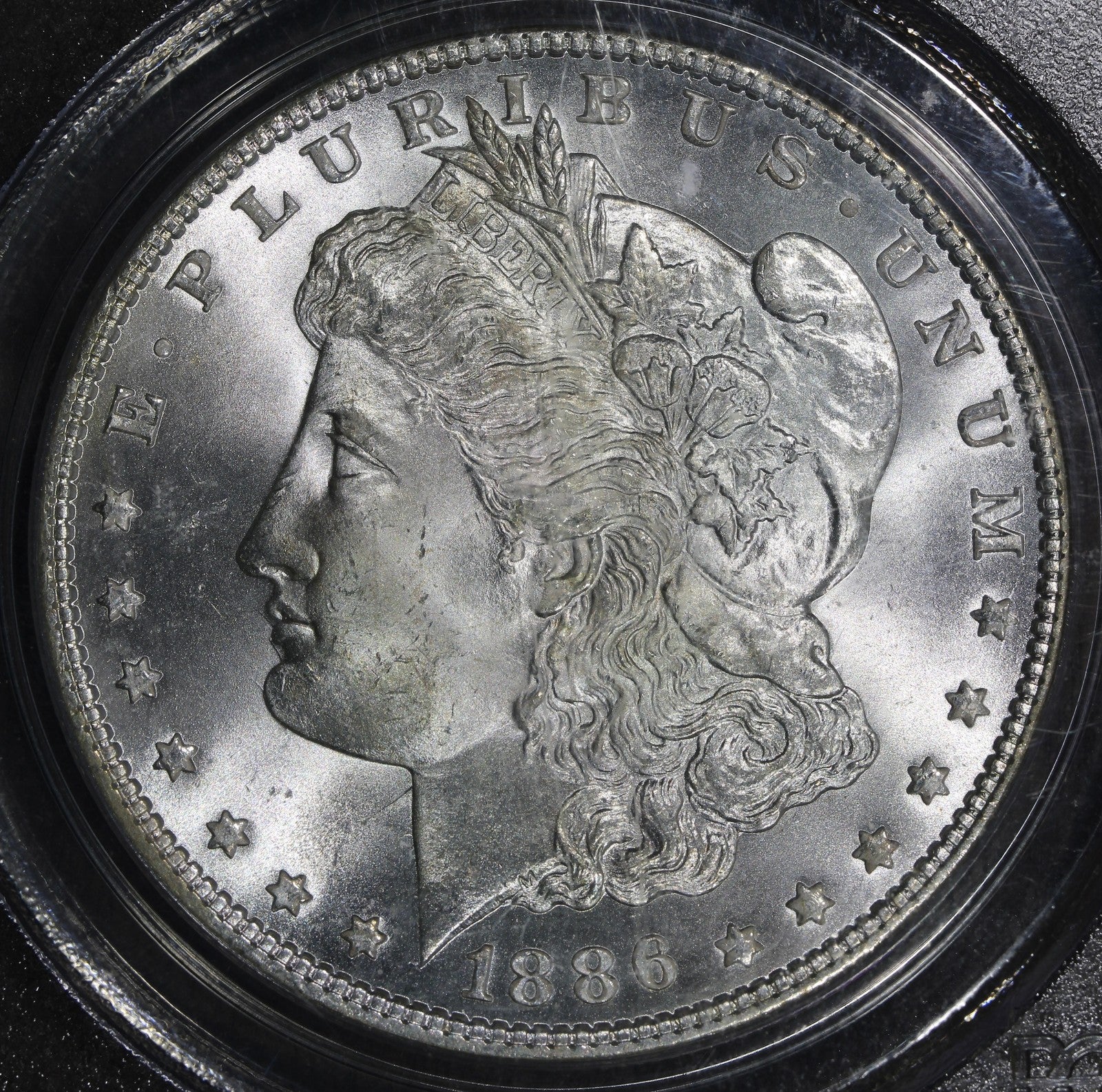 1886 (MS66 CAC) Morgan Silver Dollar $1 PCGS