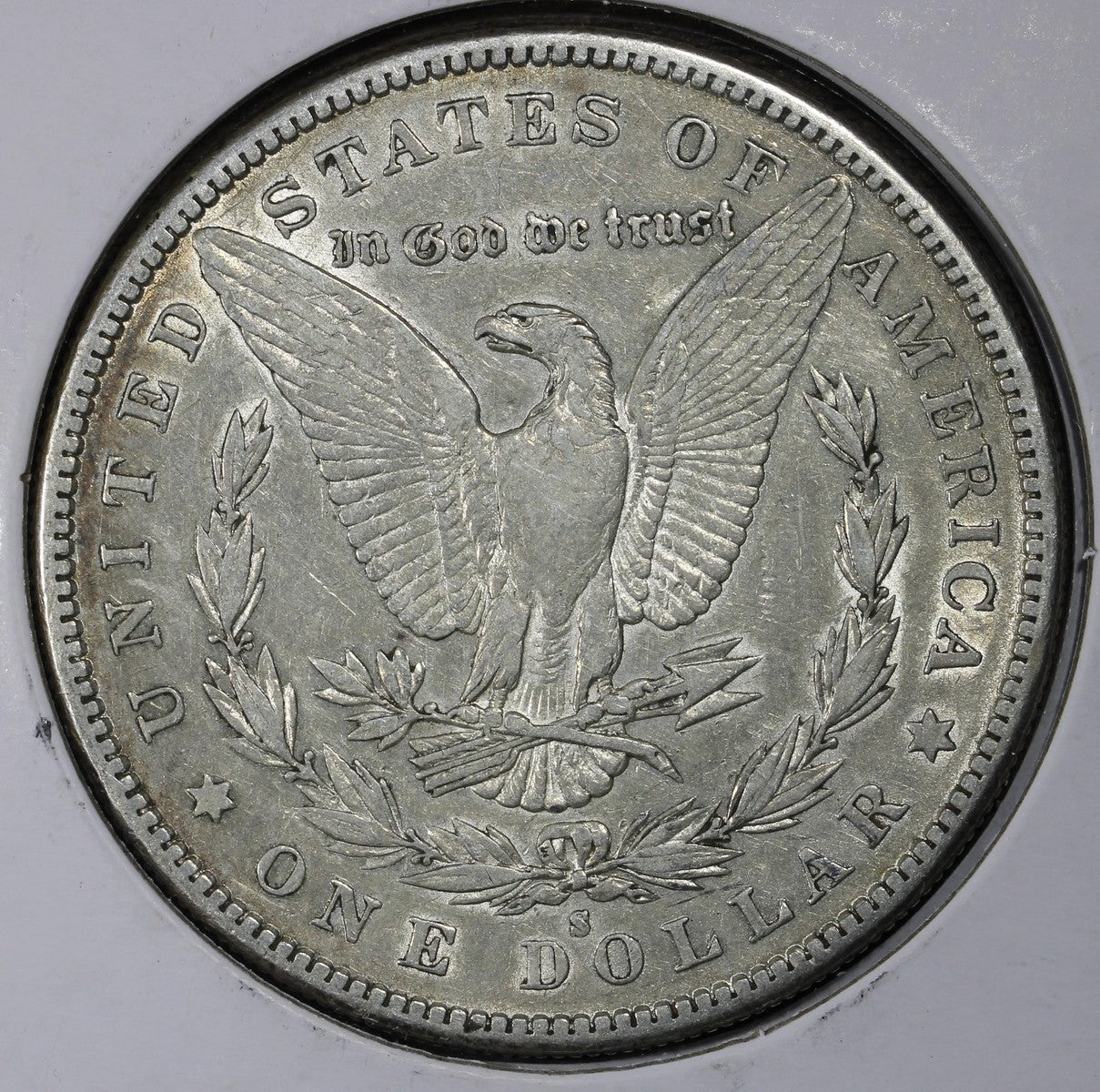 1883-S Morgan Silver Dollar $1 AU - Lightly Circulated