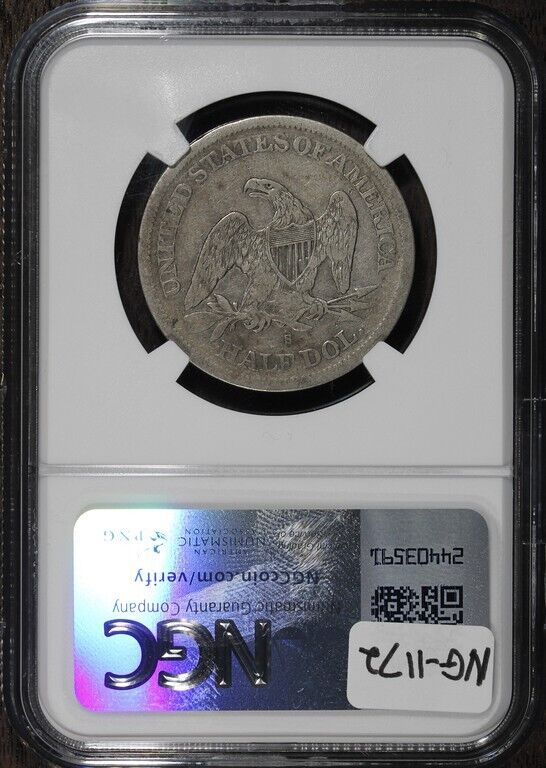 1866-S (VF25) Seated Liberty Half Dollar (No Motto) 50C NGC