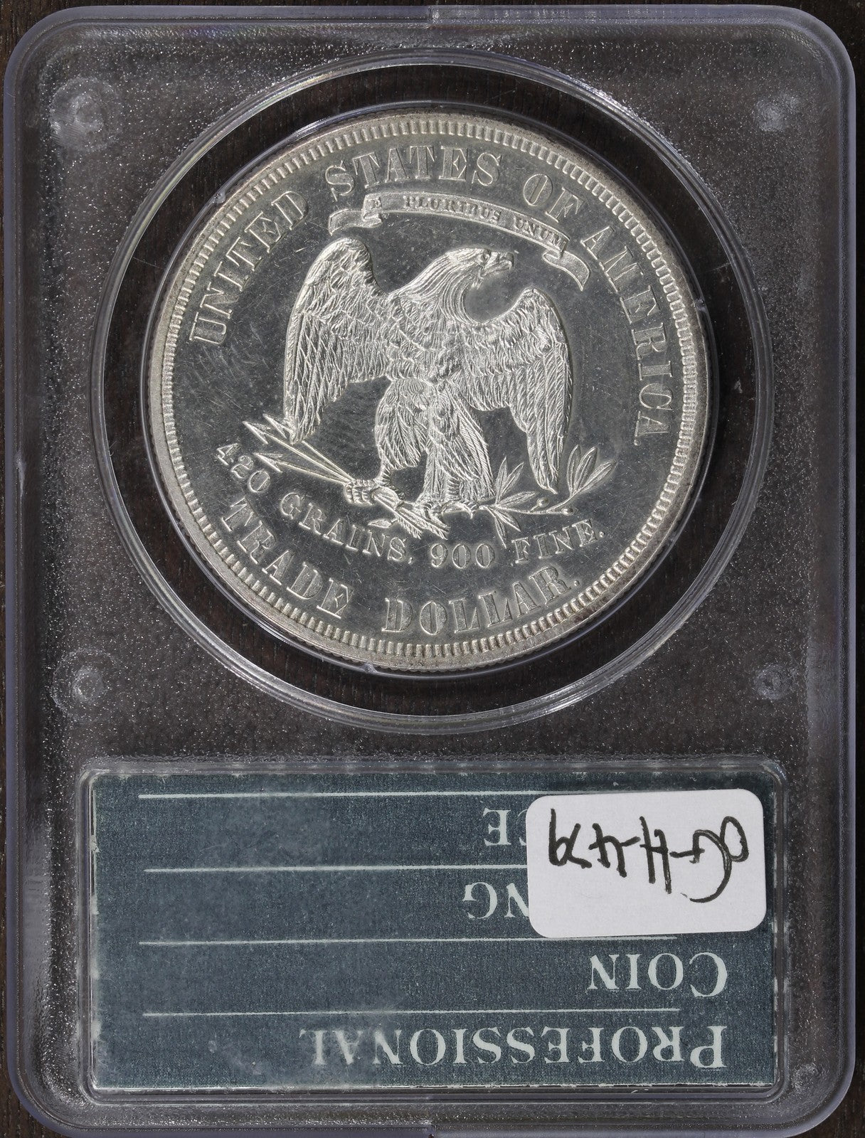 1879 (PR61 CAC) Proof Trade Dollar $1 PCGS Rattler - Nice Contrast