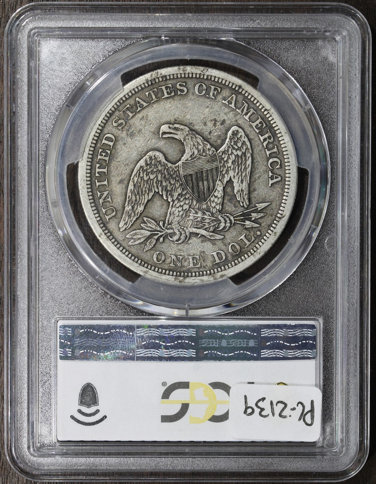 1847 (F15) Seated Liberty Dollar $1 PCGS