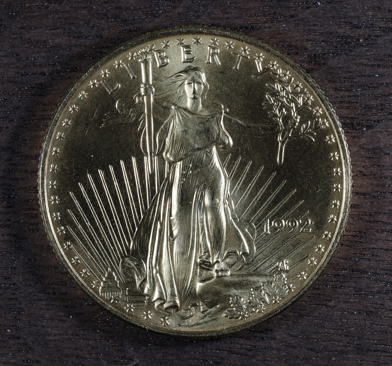 1992 $25 1/2 Oz American Gold Eagle - BU Uncirculated Key Date