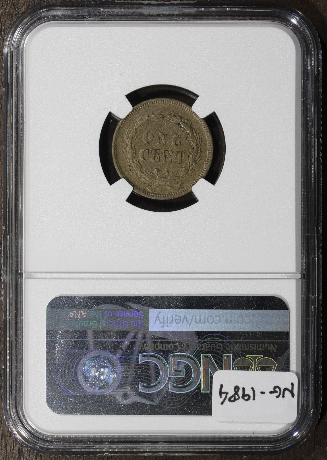 1859 (AU55) Indian Head Cent 1C NGC - First Year