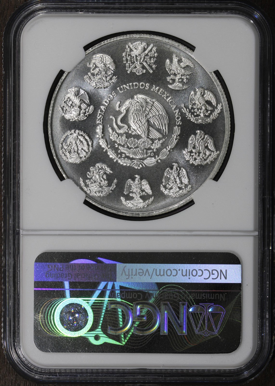 2005-Mo (MS68) Mexico 1 oz Silver Libertad Onza NGC