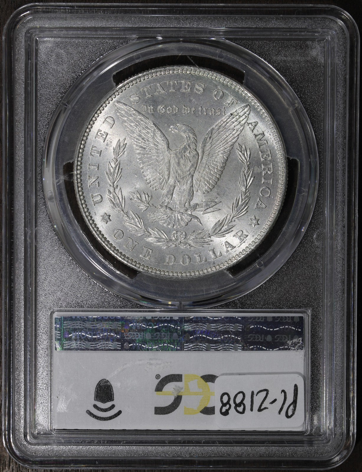 1878 7TF (MS63) Morgan Silver Dollar $1 PCGS - 7 Tailfeather
