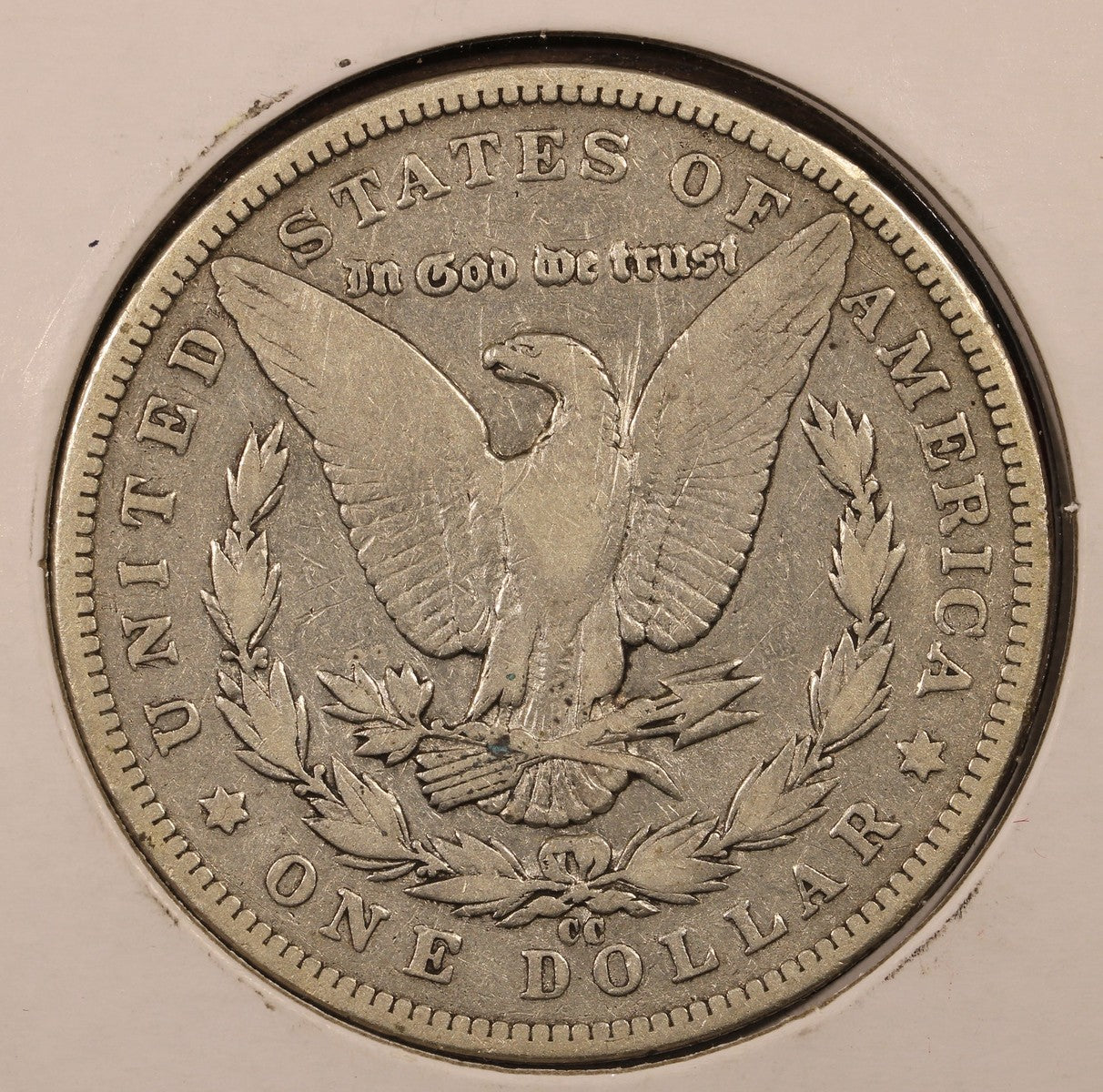 1893-CC Morgan Silver Dollar $1 VF- Very Key Date Coin