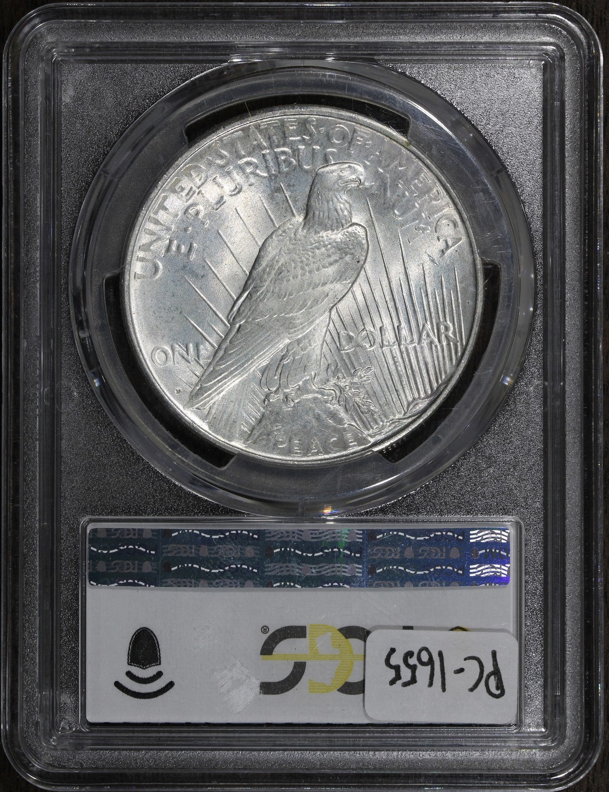 1926-D (MS64 CAC) Peace Silver Dollar $1 PCGS - Better Date Blast White