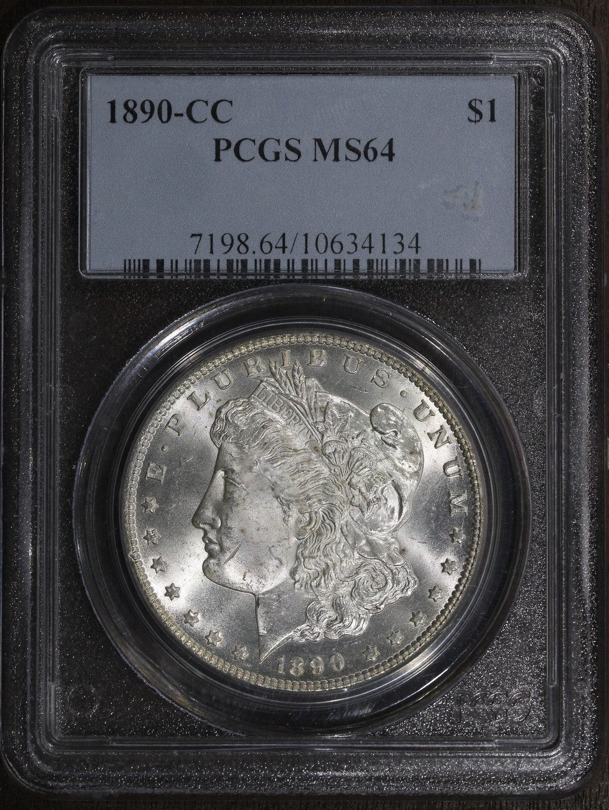 1890-CC (MS64) Morgan Silver Dollar $1 PCGS - Carson City