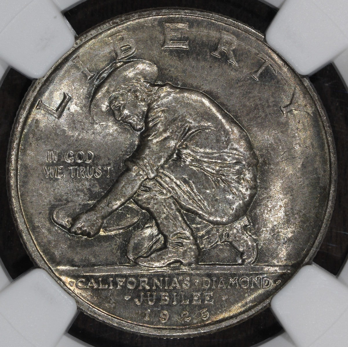 1925-S (MS66+ CAC) California Commemorative Half Dollar 50C NGC - Great Luster