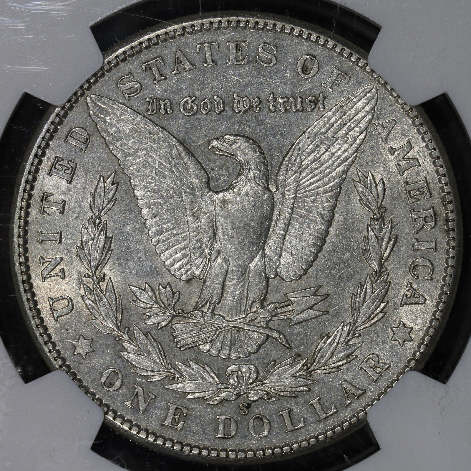 1904-S (AU53) Morgan Silver Dollar $1 NGC - KEY Date