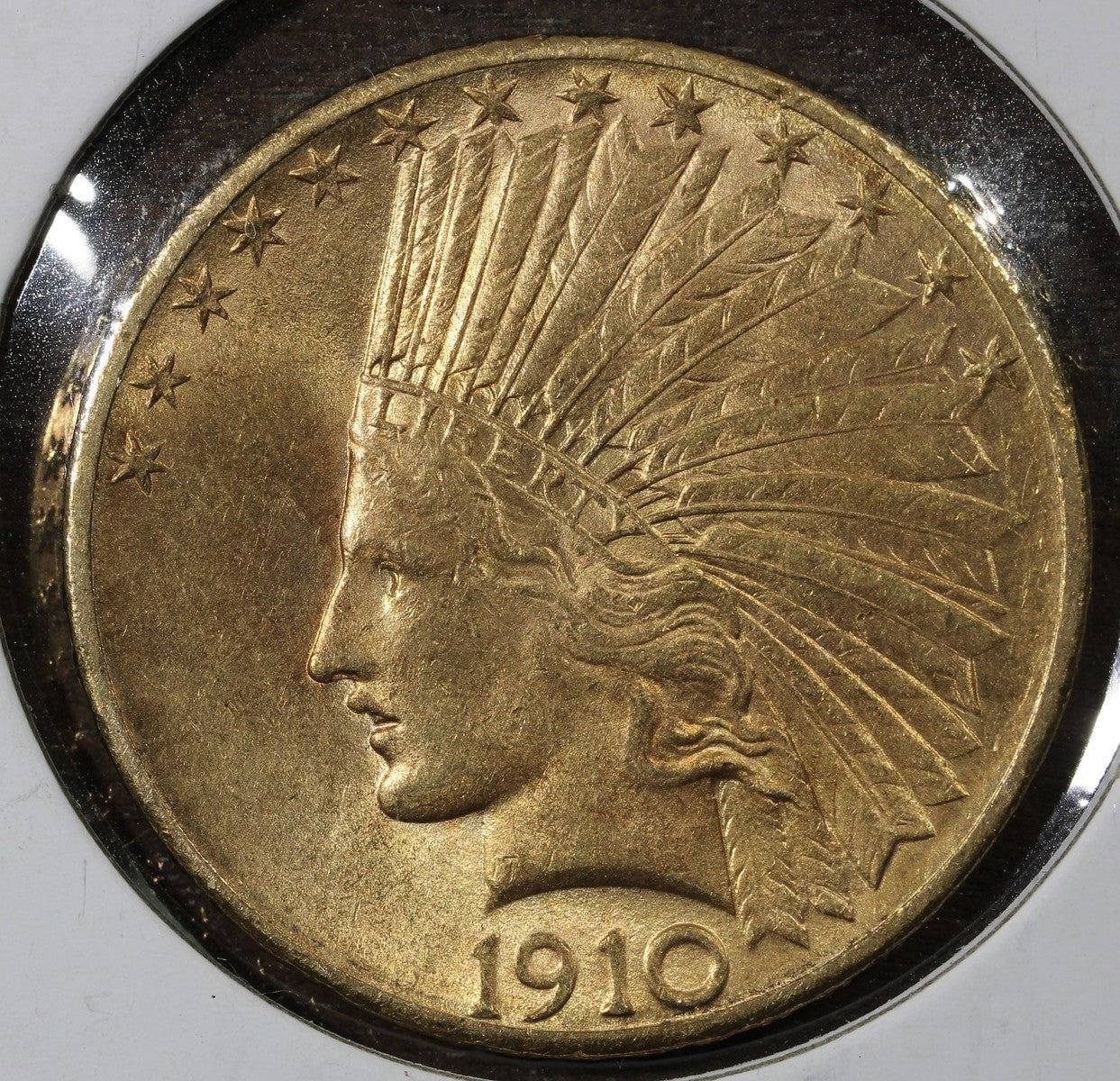 1910-S Indian Head Gold Eagle $10 BU Uncirculated