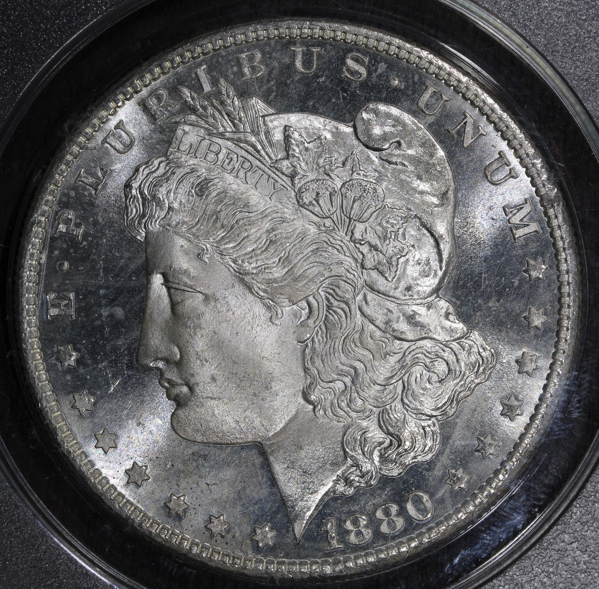 1880-S (MS65) Morgan Silver Dollar $1 PCGS Rattler - 109 Rattler!