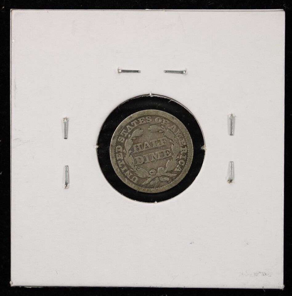 1849 Seated Liberty Half Dime H10c - F