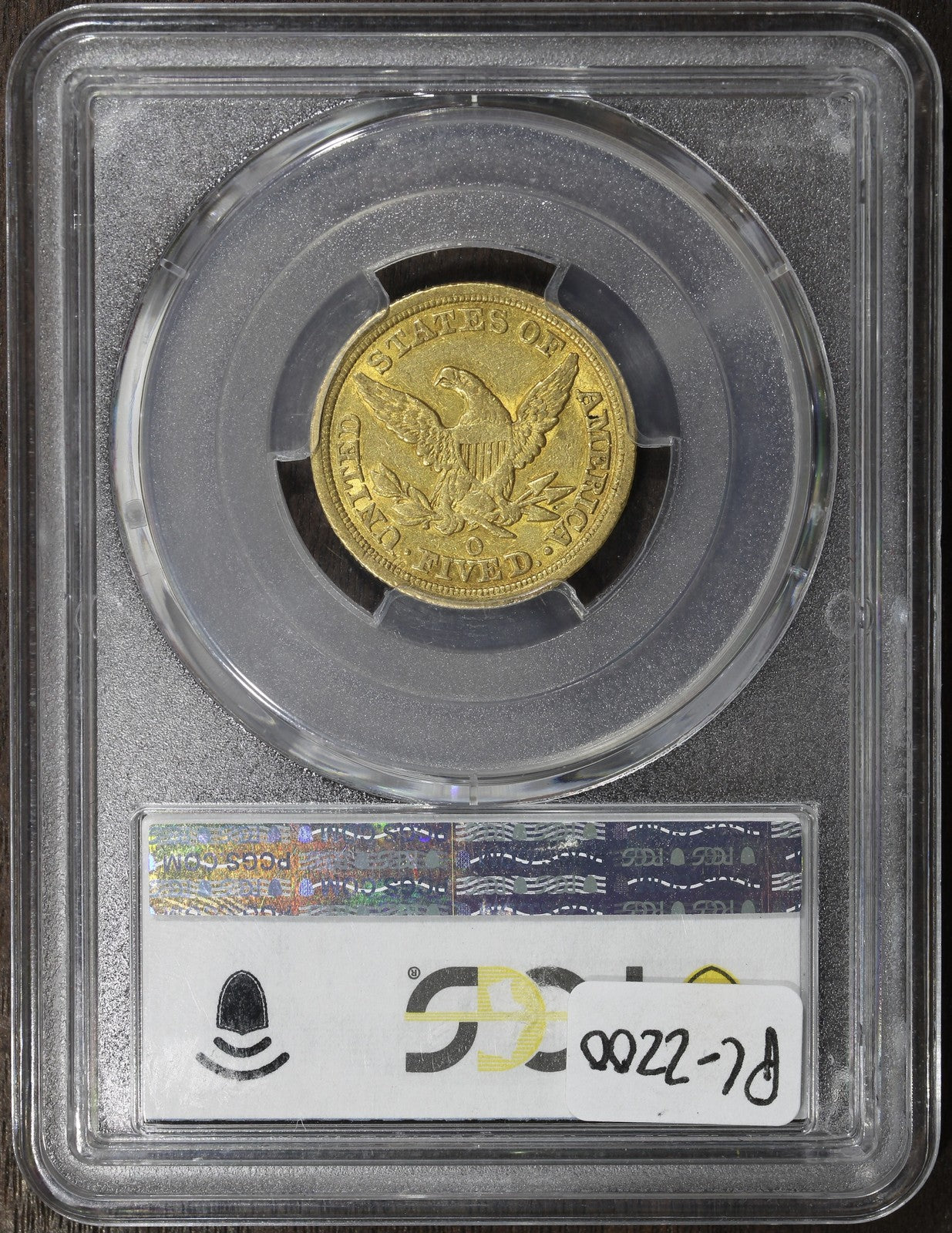1851-O (XF45 CAC) Liberty Head Gold Half Eagle $5 PCGS