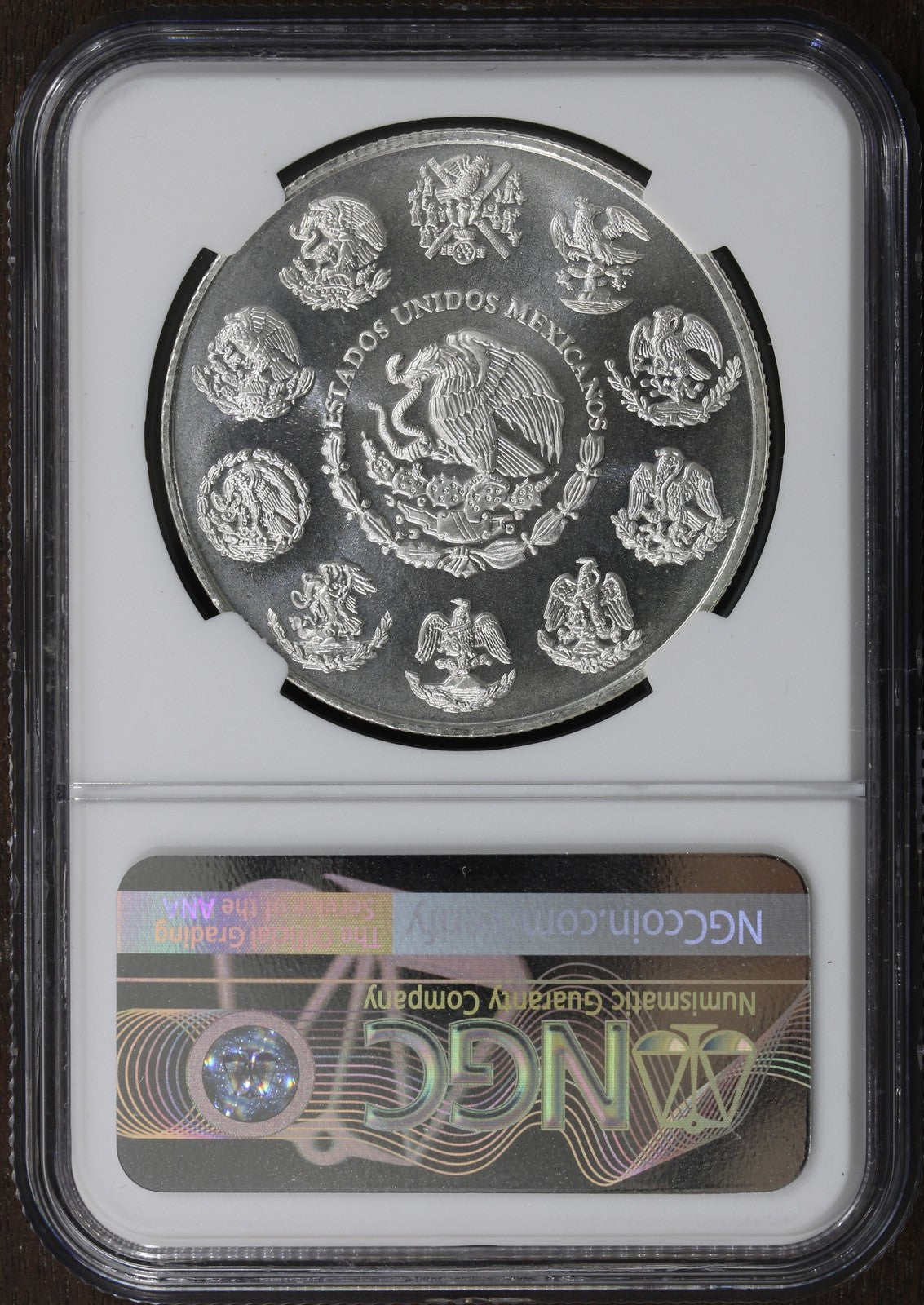 2005-Mo (MS68) Mexico 1 oz Silver Libertad Onza NGC - KEY DATE