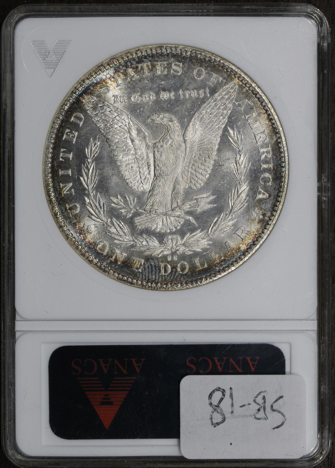 1878-CC (MS65) Morgan Silver Dollar $1 ANACS Soapbox - Carson City Key Date