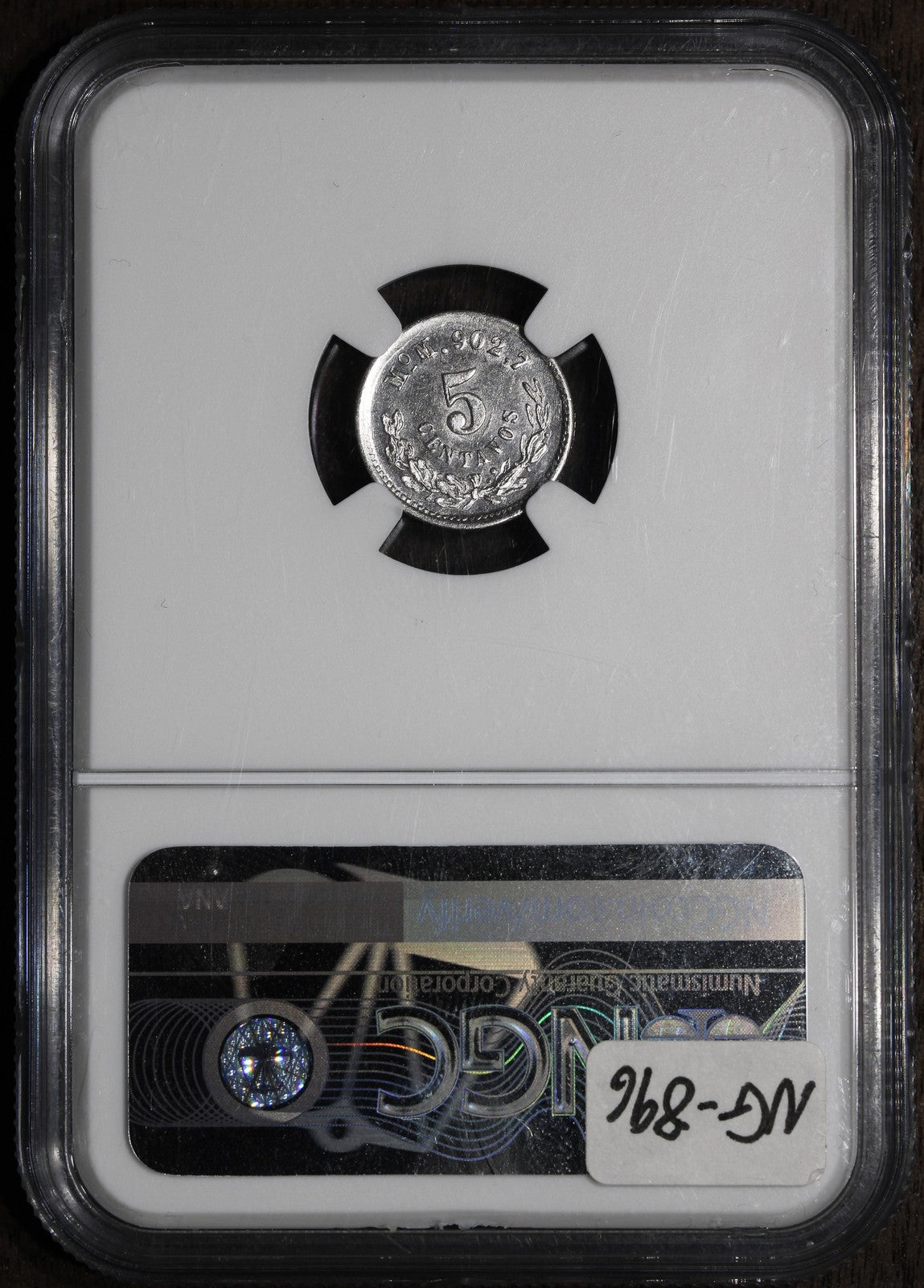 1888-Mo (MS62) Mexico 5 Centavo NGC - Proof Like Surfaces