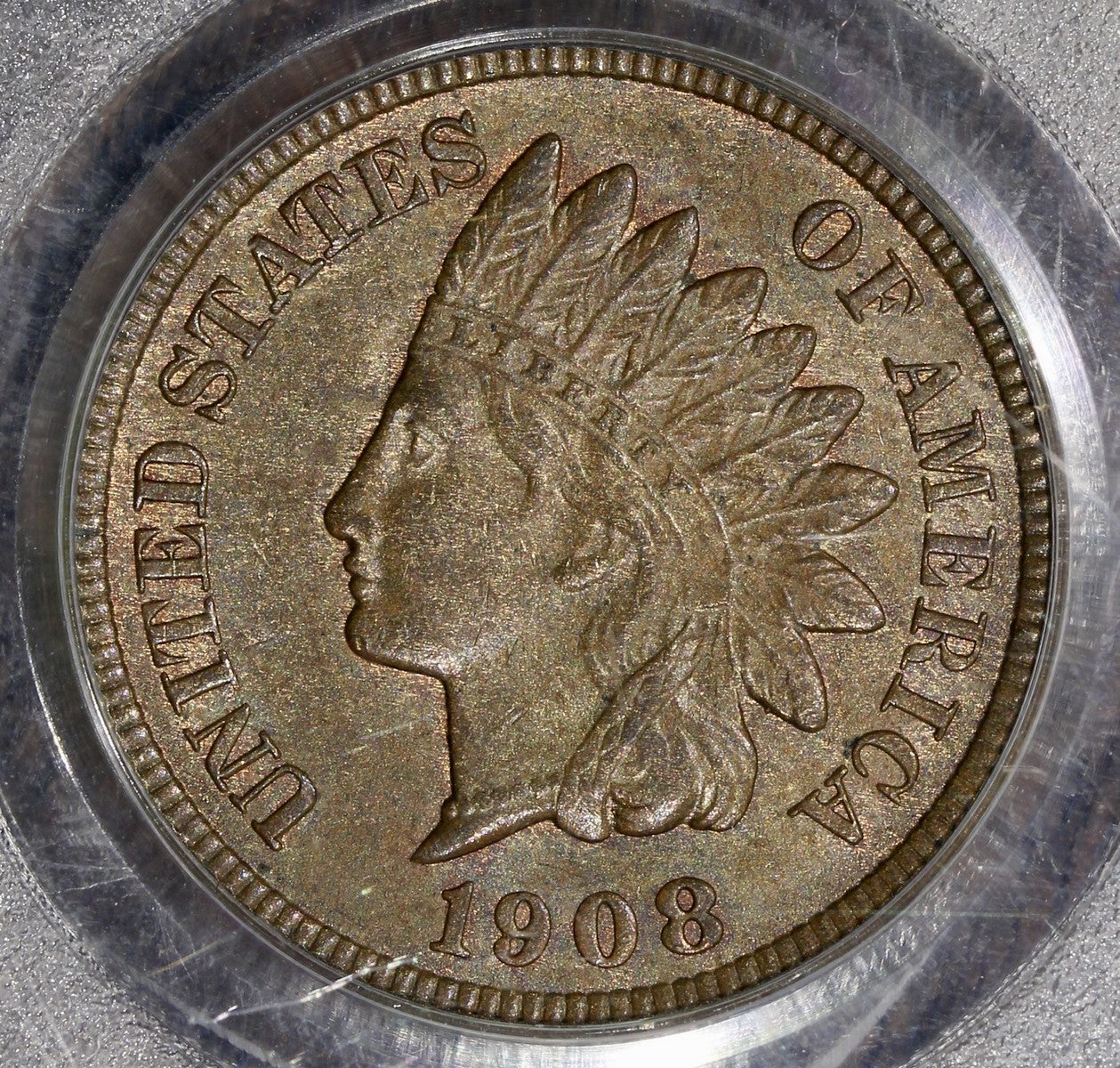 1908-S (MS63 BN) Indian Head Cent 1C IHC PCGS OGH - Key Date!