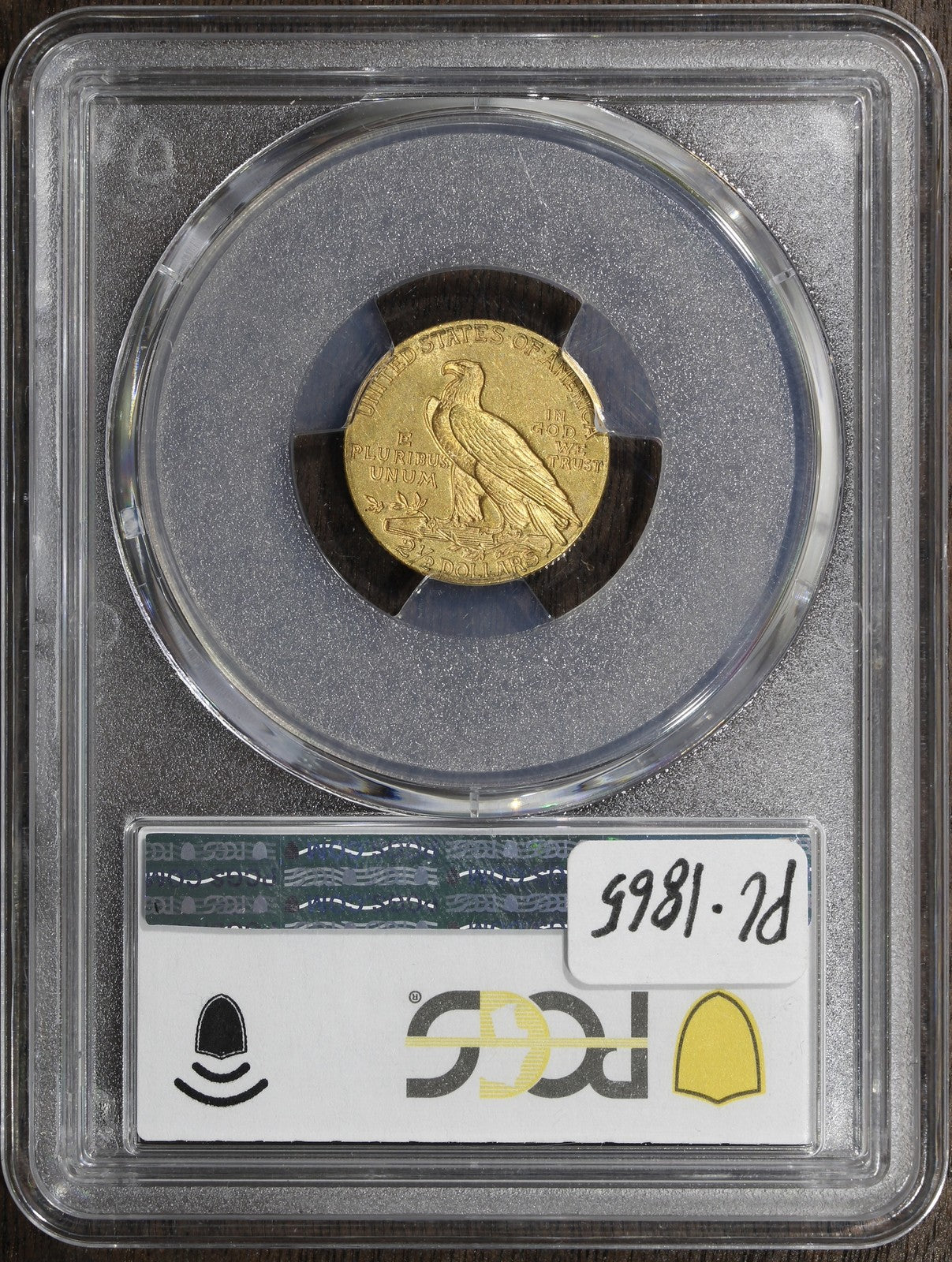 1911 (MS62) Indian Head Gold Quarter Eagle $2.50 PCGS