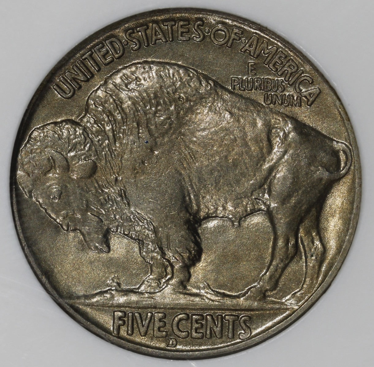 1913-D (MS64 CAC) Type 2 Buffalo Nickel 5C NGC