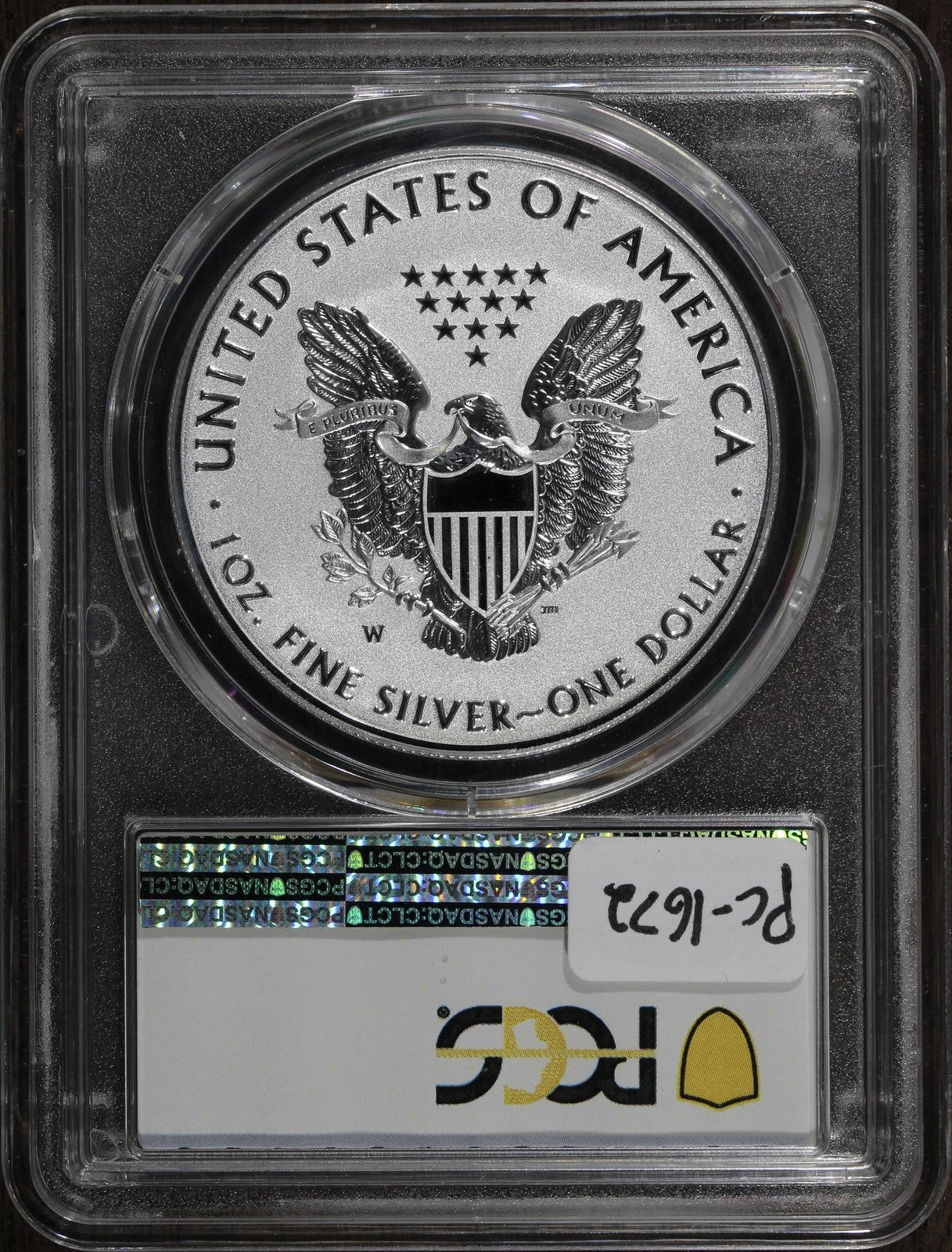 2019-W (PR70) Enhanced Reverse Proof American Silver Eagle ASE $1 PCGS