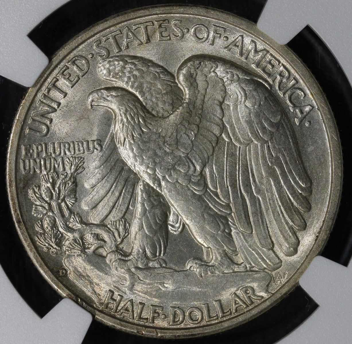 1937-D (MS64 CAC) Walking Liberty Half Dollar 50C NGC